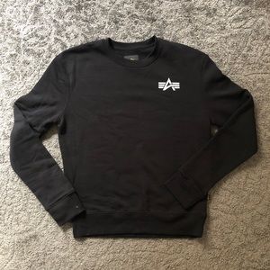 Alpha Industries Logo Crewneck Sweatshirt